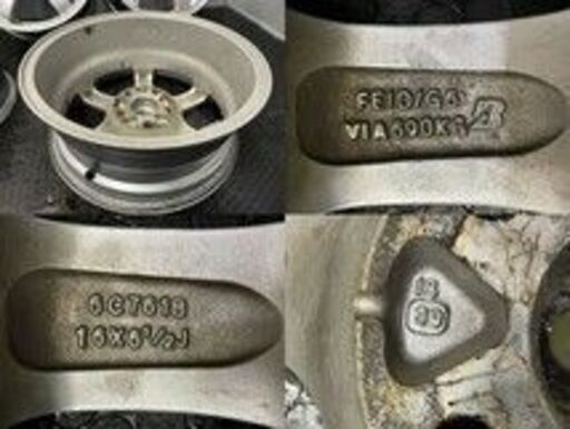 BS FEID G6 フェイド 社外ホイール 16インチ 4本 6.5J5HPCD114.3+39