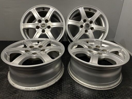 BS FEID 社外ホイール 16インチ 4本 6.5J5HPCD114.3+48 エスティマ 