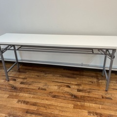 折り畳みテーブル・180×45・会議用テーブル・長机・ホワイト