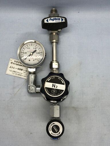 ヤマト産業 分析機用ライン圧力調整器　中古　LR-2BL　真鍮　管理番号IJ-75