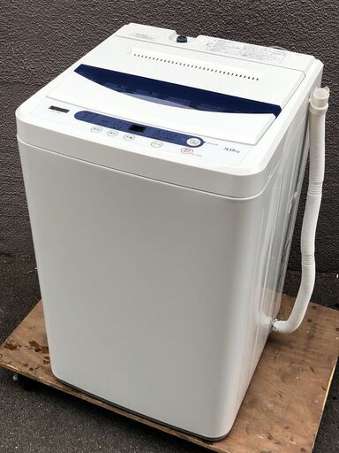 ㉒【税込み】ヤマダセレクト 5kg 全自動洗濯機 YWM-T50G1 19年製【PayPay使えます】
