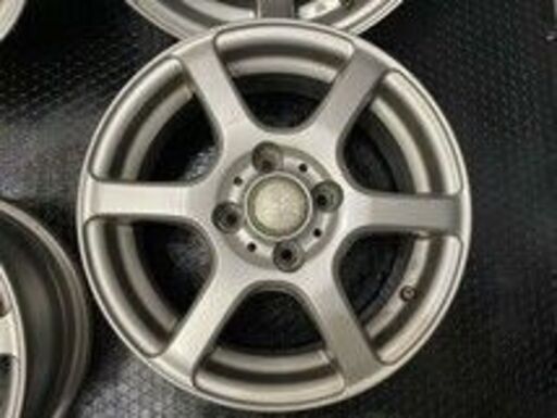 YFC LAYCEA 02 レイシア 社外ホイール 14インチ 4本 5.5J4HPCD100+40 ヴィッツ等　(VHV221) クレジットカード QRコード決済可能