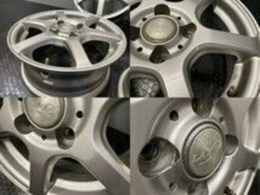 YFC LAYCEA 02 レイシア 社外ホイール 14インチ 4本 5.5J4HPCD100+40 ヴィッツ等　(VHV221) クレジットカード QRコード決済可能