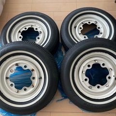 空冷 ワーゲンバス タイプ2 純正ホイール4本 夏タイヤ センターキャップ