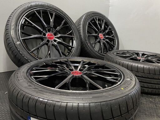 タイヤ新品 2022年製 バランス調整済【輸入タイヤ 245/45R19】夏タイヤ【LEGZAS 19インチ 8J5HPCD114.3+35】アルファード等　(VTK518)クレジットカード QRコード決済可能