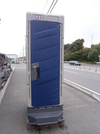 ☆中古品 美品 みのる産業 様式簡易トイレ エコットトイレ 仮設トイレ 横860ｘ奥1585ｘ高2470ｍｍ☆