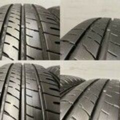 【DUNLOP ENASAVE EC204 175/65R14】夏タイヤ【SIBILLA GG 14インチ 5.5J4HPCD100+38】バリ溝 デミオ ヴィッツ等　(VTN579) クレジットカード QRコード決済可能
