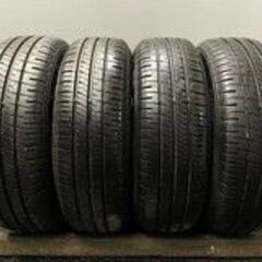 【DUNLOP ENASAVE EC204 175/65R14】夏タイヤ【SIBILLA GG 14インチ 5.5J4HPCD100+38】バリ溝 デミオ ヴィッツ等　(VTN579) クレジットカード QRコード決済可能