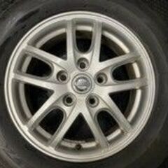 【BS LUFT RVII 195/65R15】夏タイヤ【日産 セレナ 純正ホイール 15インチ 5.5J5HPCD114.3+45】2021年製 バリ溝　(VTL536) クレジットカード QRコード決済可能