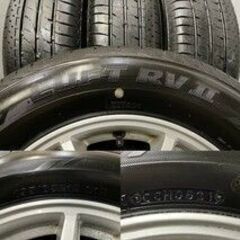 【BS LUFT RVII 195/65R15】夏タイヤ【日産 セレナ 純正ホイール 15インチ 5.5J5HPCD114.3+45】2021年製 バリ溝　(VTL536) クレジットカード QRコード決済可能