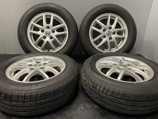 BS LUFT RVII 195/65R15】夏タイヤ【日産 セレナ 純正ホイール 15 ...