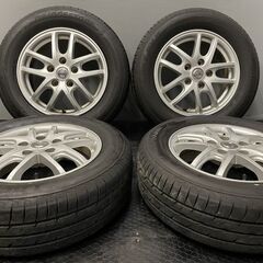 【BS LUFT RVII 195/65R15】夏タイヤ【日産 セレナ 純正ホイール 15インチ 5.5J5HPCD114.3+45】2021年製 バリ溝　(VTL536) クレジットカード QRコード決済可能