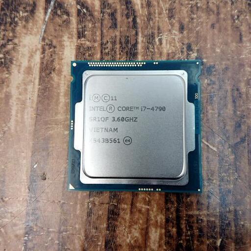 【動作確認済】Intel CPU Corei7 4790プロセッサー 4C8T 3.60GHz-4.00GHz  LGA1150 パソコン パーツ 部品 同梱歓迎 複数購入歓迎