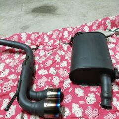 車マフラースペーシアカスタム32sHKS マフラー