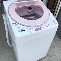 動作保証あり】SHARP シャープ 2017年 ES-TX8A 8.0kg / 4.5kg 洗濯乾燥機