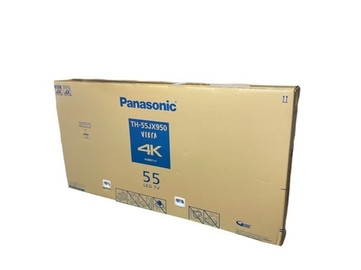 新品未開封 55型テレビ Panasonic 4Kダブルチューナー内蔵 TH-55JX950 52800円