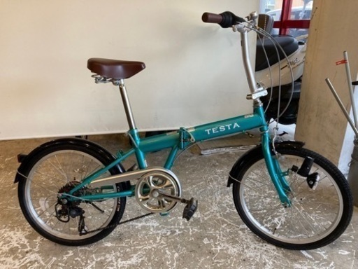 TESTA 折りたたみ自転車 ターコイズ TESTA 折りたたみ自転車 ターコイズ TESTA 折りたたみ自転車