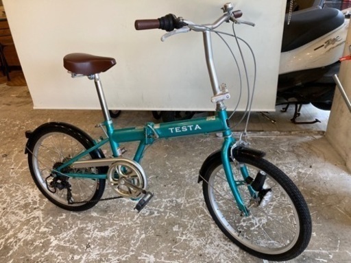 TESTA 折りたたみ自転車 ターコイズ TESTA 折りたたみ自転車 ターコイズ