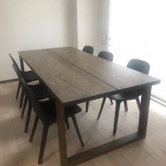 IKEAダイニングテーブル【モールビロンガ】220×100