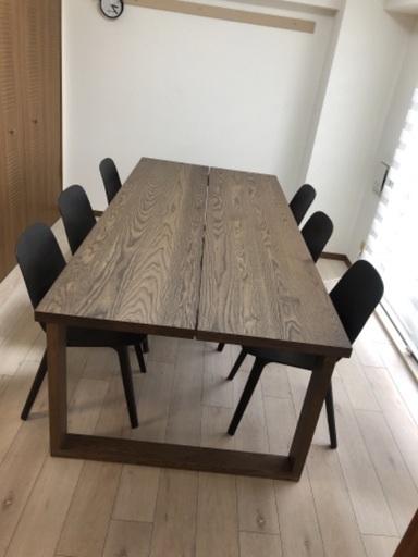 【 IKEA / イケア】ダイニングテーブル 220×100cm モールビロンガ