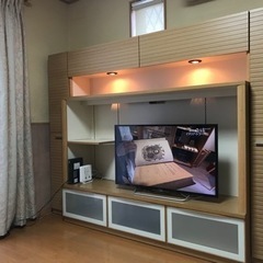 〈決定〉武富家具 定価16万円 壁面収納 テレビボード