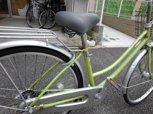 中古自転車１９８４　日本製　２６インチ　ギヤなし　LEDオートライト\n
