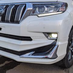 トヨタ150ランドクルーザー プラド　モデリスタエアロ　フロント　パールW　取付要領書付き