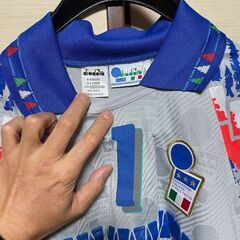 diadora ITALY No1 GKshirts SizeL　美品　ディアドラ　イタリア代表GKシャツ１番　サイズL