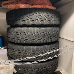 値下げしました。トーヨー　オープンカントリーRT 185/85r16 4本　アルミなし　ジムニー　タイヤ