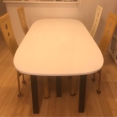イケア　ダイニングセット(テーブル+椅子4つ)