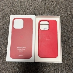【未使用品】MagSafe対応iPhone 13Pro レザー　レッド