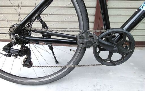 クロスバイク ボレアス BOREAS イオンバイク 7段変速 アルミ 黒