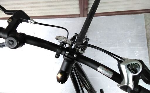 クロスバイク ボレアス BOREAS 黒 7段変速 アルミ