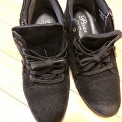 革靴　24.5センチ 黒色