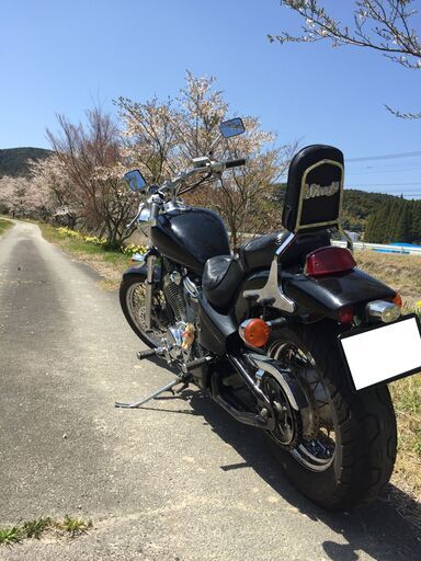 検付！希少！STEED600ノーマル・日本製本格アメリカンの記念碑的マシン！４速を楽しむ