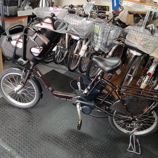 パナソニック製電動自転車　20インチ　ブラウン　税込売価￥59800   ギュット　子供乗せ