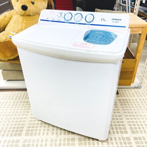 05/13HITACHI/日立 洗濯機 PS-55AS2 2018年製 5.5キロ