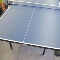 卓球台 クロステックスポーツ 国際規格サイズ 1525×2740×760ｍｍ 内折りセパレート式 キャスター付き 740G6YA3576