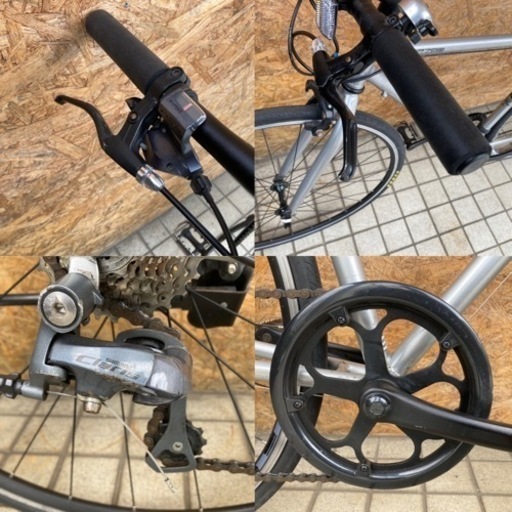 アサヒサイクル RACING SD700A DP780 シルバー 軽量クロスバイク