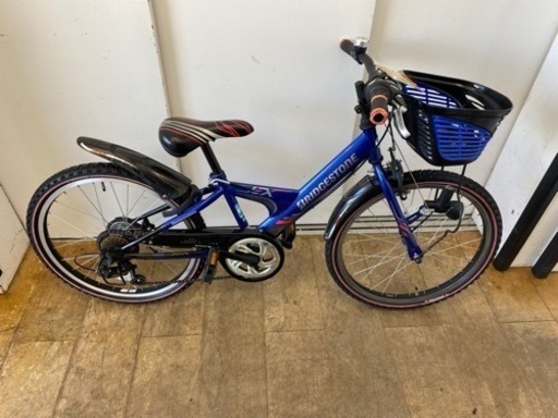 ☆前後タイヤ良品☆ ブリヂストン 22型 Jr.MTB 防犯登録料込‼︎