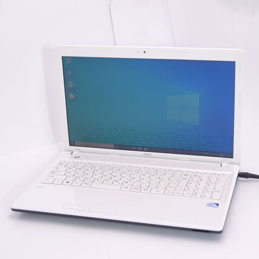 中古美品 15インチ 新品SSD搭載 ノートパソコン NEC PC-LE150L1 Wi-Fi有 Celeron 4GB DVDマルチ 無線 webカメラ Windows10 Office済