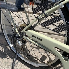 6/21 終 親子自転車 ママチャリ 27インチ 6段変速 キッズ 菊KB