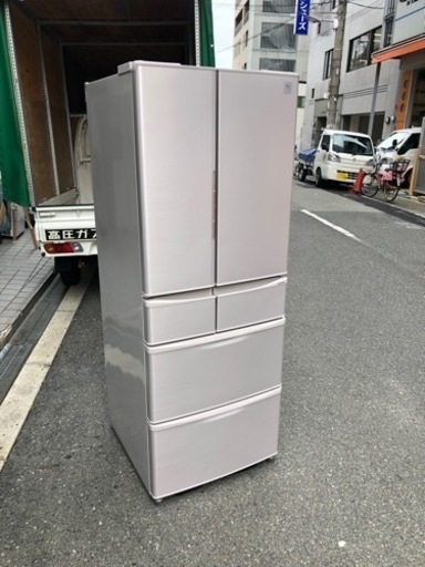 大阪市内配達設置無料⁉シャープ冷蔵庫４４０L 自動製氷機付き⭕️保証付き