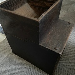 銭箱、古い箱 古い銭箱