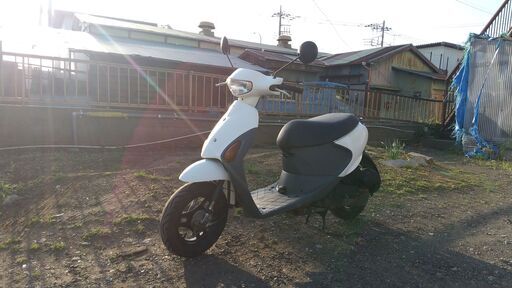 レッツ4　新品交換部品多数！　原付　スクーター^^！DIO?JOG?ホワイト