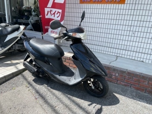 ☆5万円 アドレスv50 インジェクションモデル！セル1 実働車☆スズキ