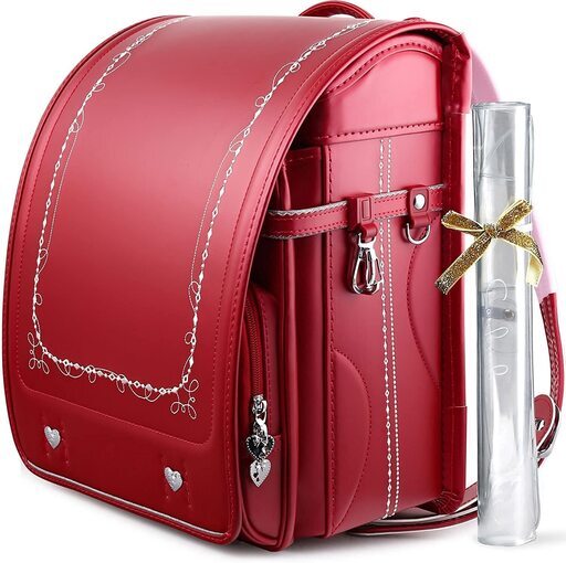 【新品】大人気 女の子ランドセル ネックレスモデル ワインレッド 6年保証 全国送料無料 スクールバック 小学生通学カバン
