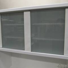 ニトリ キッチンボード RIPE-105KBS 収納棚 レンジボード 食器棚