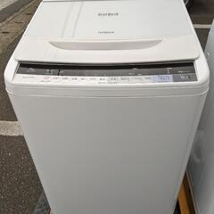 洗濯機 日立 ビートウォッシュ 2017年 8kg BW-V80A?自社配送時?代引き可?※現金、クレジット、スマホ決済対応※【3ヶ月保証★送料に設置込】