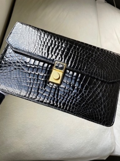 クロコダイル鰐革セカンドバッグ！40万